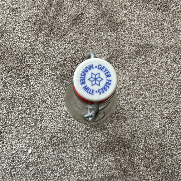 VINTAGE GEYER FRERES MAISON FONDEE EN 1895 GLASS BOTTLE - Picture 5 of 6